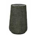 Charles Bentley Rattan Effect Water Feature with LED light - Natural