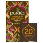 Pukka Tea Organic Licorice & Cinnamon Tea Bags 20 per pack