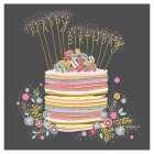 Cake Happy Birthday Greetings Card, 1