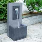 Ivyline Outdoor Contemporary Water Feature