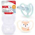 NUK Space Baby Dummy 0-6 Months Rainbow & Fox 2 per pack