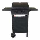 Charles Bentley Deluxe Auto Ignition 2 Burner Gas BBQ Black