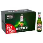 Beck's German Pilsner Beer Bottle 24 x 275ml
