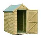 Shire Value Overlap Pressure Treated Shed - 6ft x 4ft