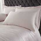 Catherine Lansfield Silky Soft Satin Blush Standard Pillowcase Pair