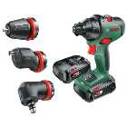 Bosch AdvancedDrill 18 Classic Green Cordless Two-speed Drill/Driver (With 2 x Battery, 1 x Charger & 3 Attachments)