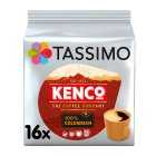 Tassimo Kenco 100% Colombian Coffee Pods, 136g