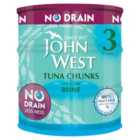 John West No Drain Tuna Steak In Brine 3 x 110g