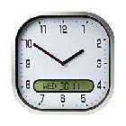 Lifemax Clear Time Day Wall Clock
