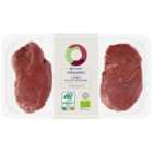 Ocado Organic 2 Beef Fillet Steaks Typically: 360g
