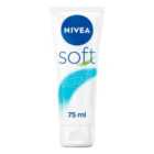 NIVEA Soft Moisturiser Cream for Face Hands & Body 75ml