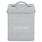 Morrisons Grey Square Coffee Canister