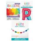 Rainbow Party Accessory Kit 3 per pack