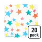 Recyclable Star Napkins 20 per pack