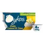 Oykos Zesty Lemon & Lime Greek Style Yoghurt 4 x 110g
