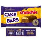 Cadbury Cake Bars Crunchie 5 per pack