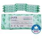 Pura Eco Baby Wipes, Multipack 10 x 70 per pack