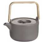 Secret du Gourmet Ceramic Teapot with Infuser - Grey