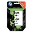 HP Hewlett-Packard 300 Black and Tri-Colour Inkjet Cartridges - Pack of 2