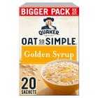 Quaker Oat So Simple Golden Syrup Family Pack Porridge Sachets, 720g