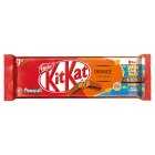 Kit Kat 2 Finger Orange Chocolate Biscuit Bars Multipack, 9 Pack, 9x20.7g