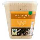 Waitrose Cream of Chicken Soup, 600g