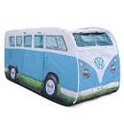 VW Campervan Kids Pop Up Tent - Dove Blue