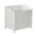 Premier Housewares Laundry Storage Cabinet with Hinged Lid