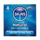 Skins Natural Condoms 4 per pack