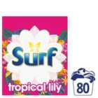 Surf Tropical Lily Washing Powder 80 Washes 4kg