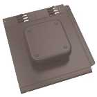 Envirotile Plastic Tile Dark Brown Cowl Vent - 365 x 325 x 12mm