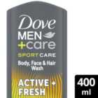 Dove Men+Care Sport Active+Fresh Body Wash 400ml