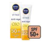 NIVEA SUN UV Face SPF 50 Sun Cream Q10 Anti-Age 50ml