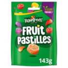 Rowntree's Fruit Pastilles Vegan Friendly Sweets Sharing Bag 143g