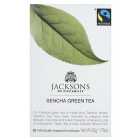 Jacksons of Piccadilly Fairtrade Sencha Green Tea, 20 Tea Bags 20 per pack