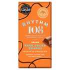 Rhythm 108 Swiss Vegan Dark Cocoa Orange Bar with M'lk Chocolate 100g