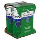 Gordon's 0.0 Alcohol Free & Tonic and a Hint of Lime, 4x250ml