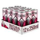 TENZING Natural Energy Raspberry & Yuzu Case 12 x 250ml