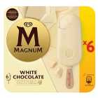 Magnum White Ice Cream Lollies 6 x 100ml