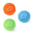 Zoon Squeaky Pooch 6.5cm Tennis Balls - 3 Pack