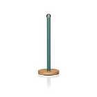 Swan Nordic Towel Pole with Wooden Base - Pine Green
