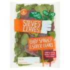 Steve's Leaves Baby Spinach & Super Leaves, 60g