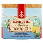 Saunier de Camargue Lemon & Thyme Fleur De Sel Sea Salt 125g