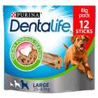 DENTALIFE Large Dog Treats Dental Chew 12 x 35g