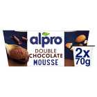 Alpro Double Chocolate Mousse with Chocolate Ganache 2 x 70g