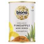 Biona Organic Pineapple Mini Rings 400g