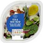 M&S Greek Feta & Olive Side Salad 160g