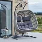 Pacific Lifestyle Double Hanging Chair - Stone Grey