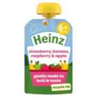 Heinz Strawberry, Banana, Raspberry & Apple Baby Food Pouch 6+ Months 100g