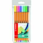 Single STABILO Point 88 Pastel Fineliners 8 Pack in Assorted styles